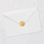 Critter and Hearts on Green Anniversary Card Envelope Back with Seal image number 8