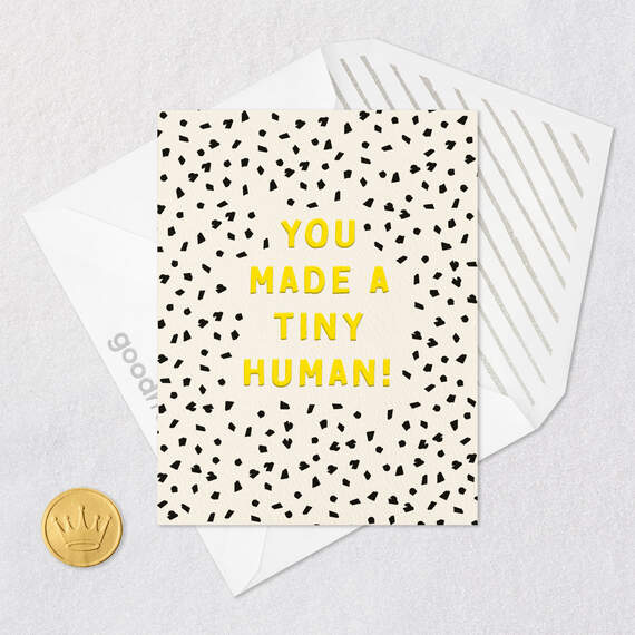 You Made a Tiny Human New Baby Card, , large image number 5