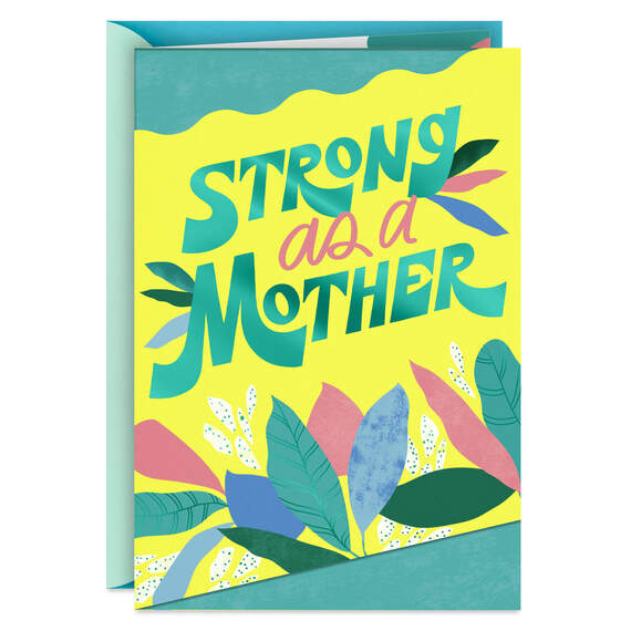 Strong As a Mother Mother's Day Card