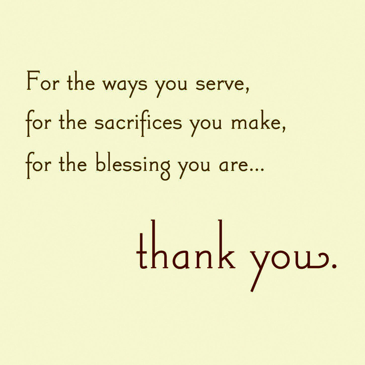 Harvest Pumpkins Religious Clergy Appreciation Card Both SENTIMENT image number 2