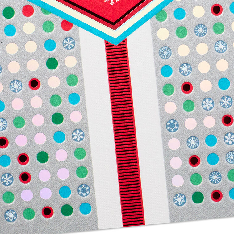 Festive Dots Christmas Card for Brother and Sister-in-Law Card Front Detail image number 5