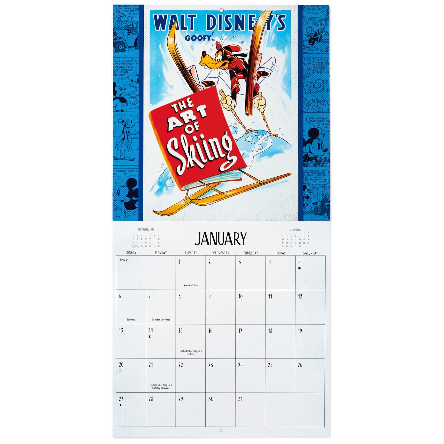 mickey mouse vintage posters 2019 wall calendar 12 month vintage poster calendars