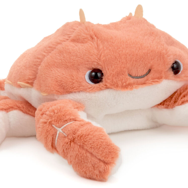 Orange and White Crab Stuffed Animal  image number 3