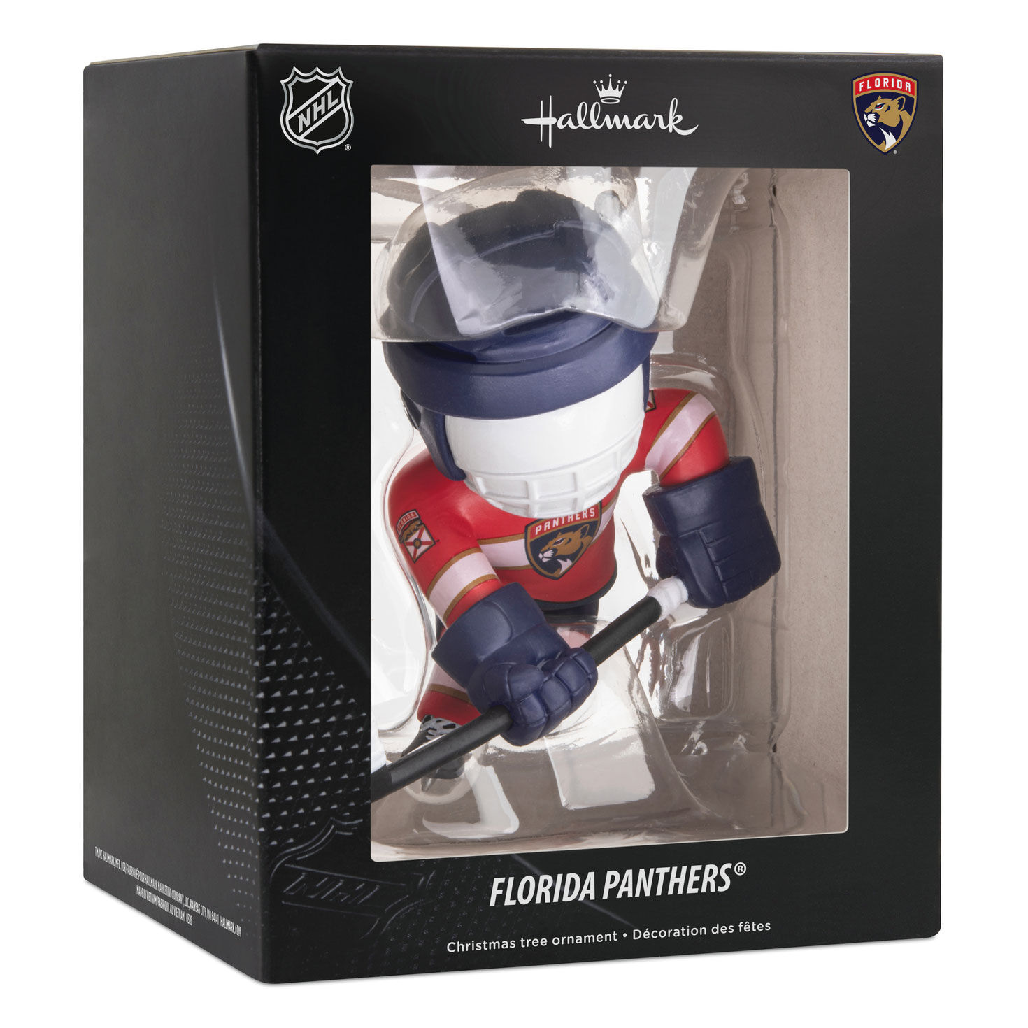 Florida Panthers Hockey Player Christmas Ornament package front image number 7