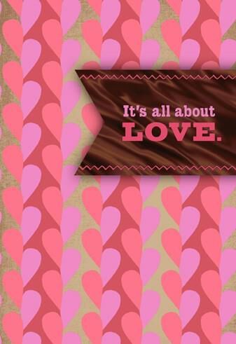 Distorted Hearts Valentine's Day Card
