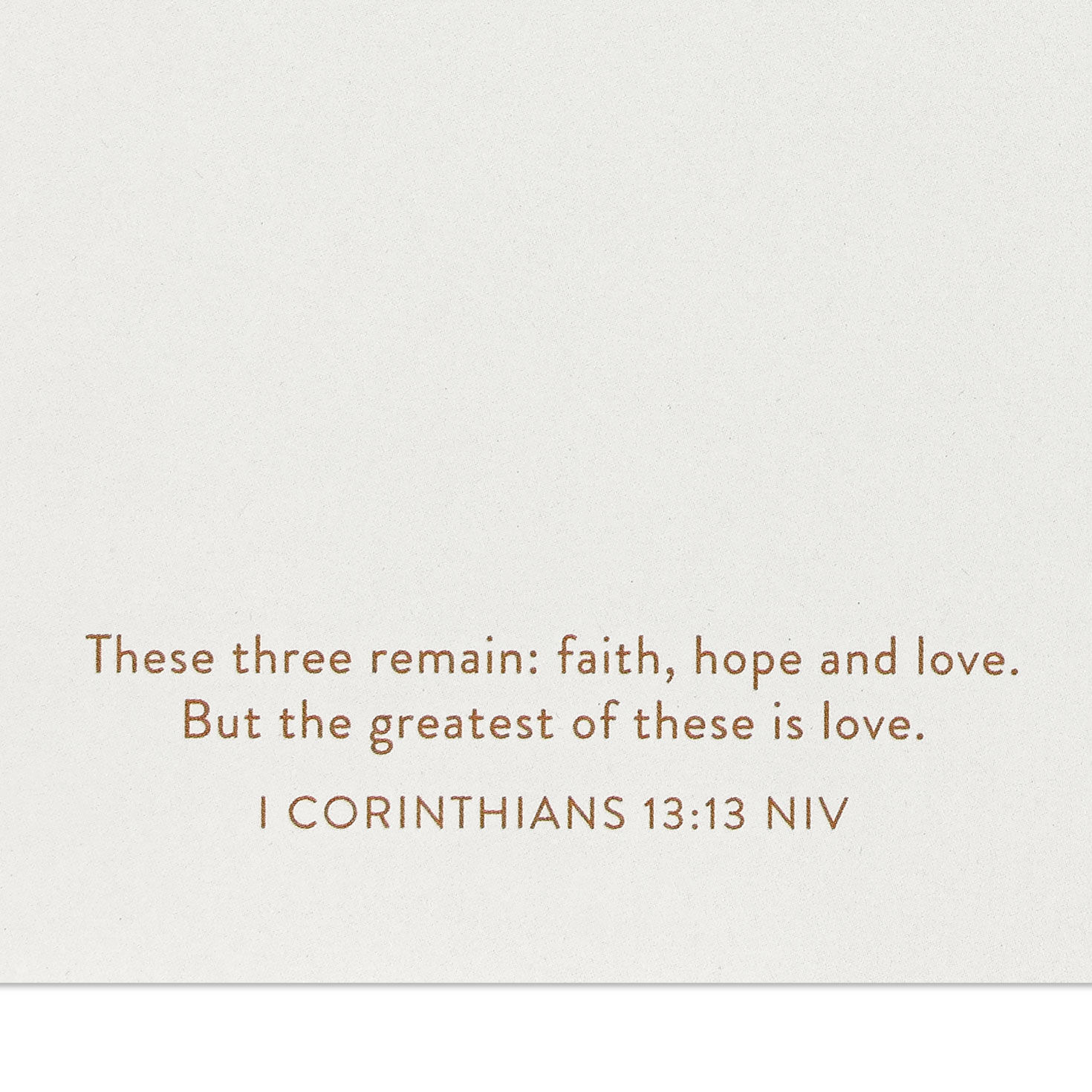 Blue and Copper Flowers Christian Sympathy Card scripture image number 3