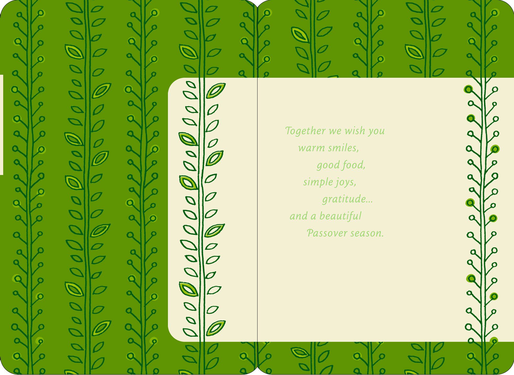 Simple Joys From Us Passover Card