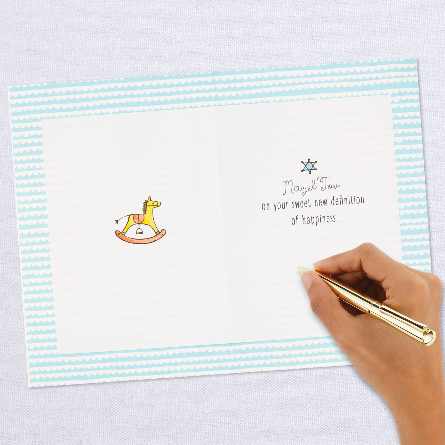 Mazel Tov on Your Little Blessing New Baby Card for only USD 3.99 | Hallmark