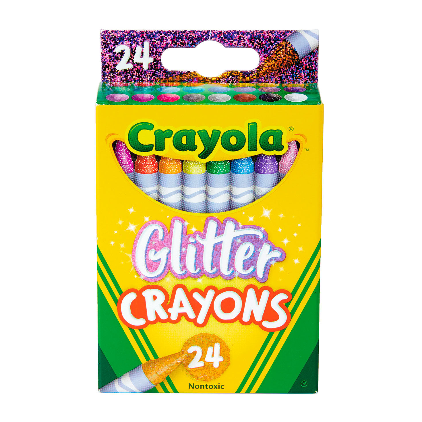 Crayola® Glitter Crayons, 24Count Arts & Crafts Hallmark