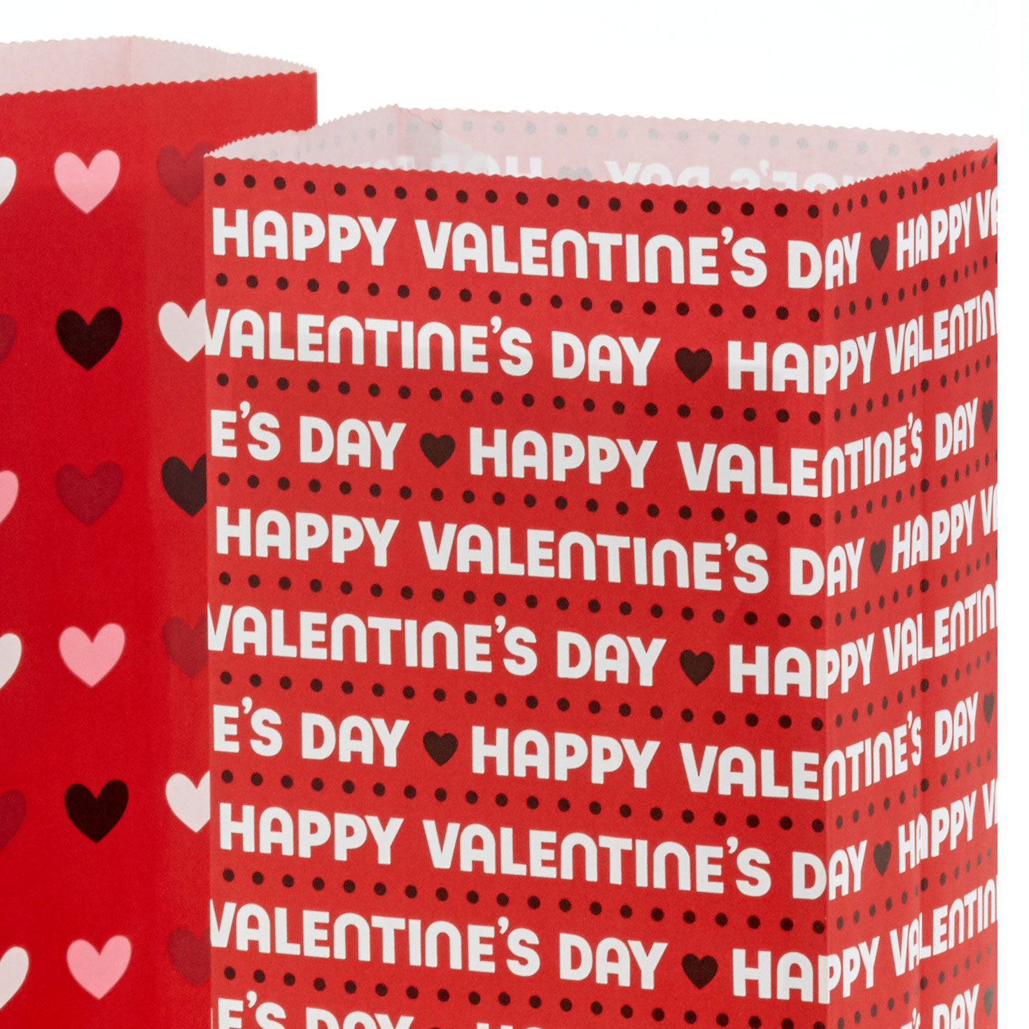 Hearts and Letters Assorted Valentine's Day Paper Treat Sacks, Pack of 30, , large image number 5