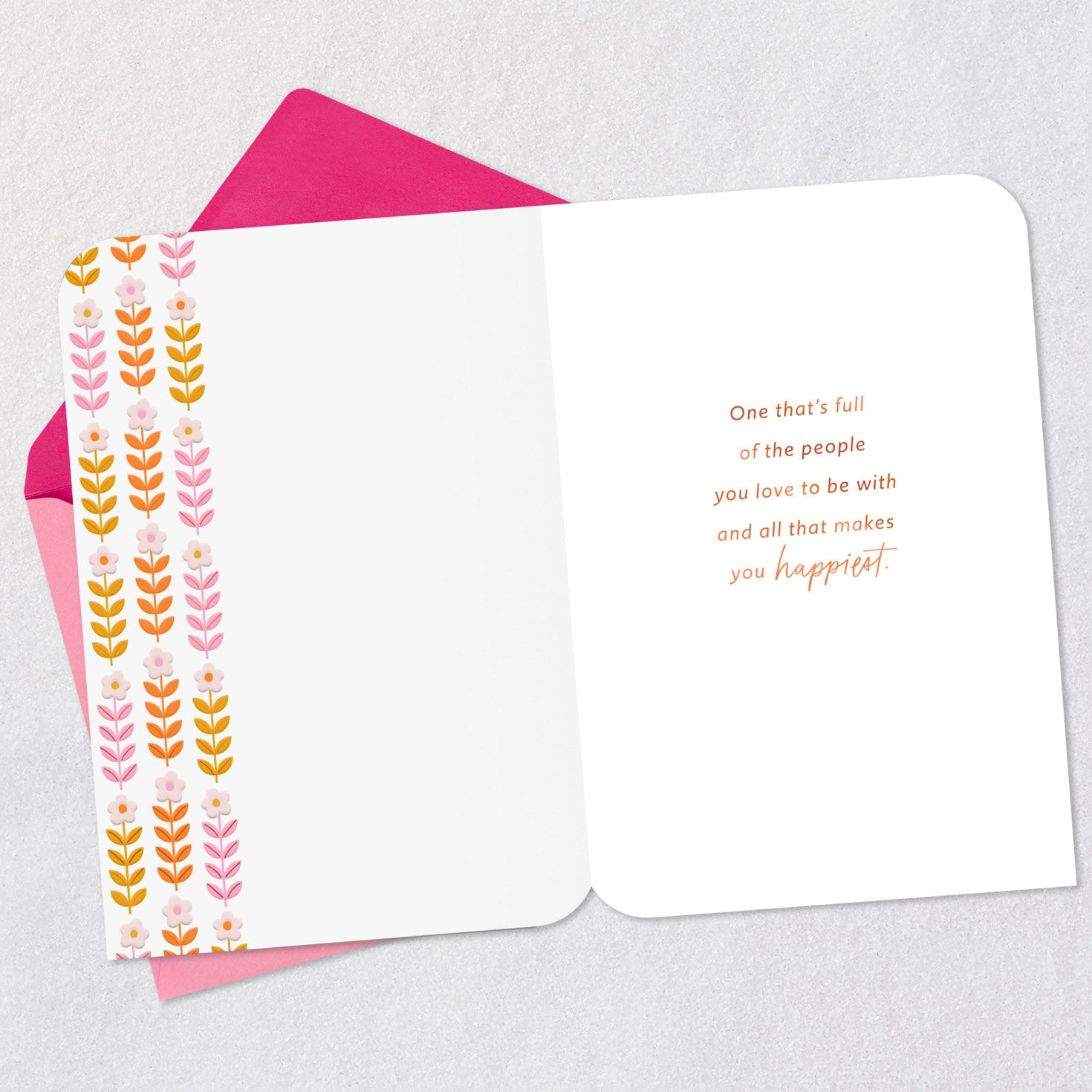 Pink Flowers Sister-in-Law Mother's Day Card  image number 3