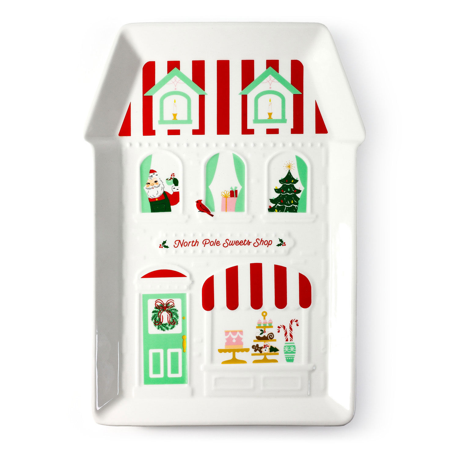 North Pole Sweets Shop Serving Tray, 9.5x13
