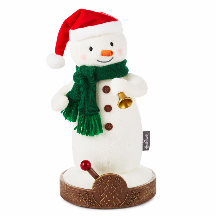 Musical Tree-Lighting Snowman Plush, 10.5"
