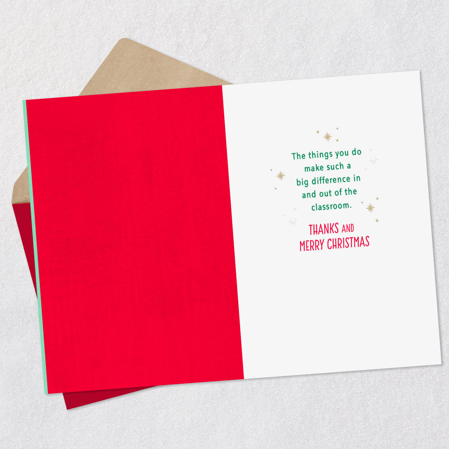 You Make School Merry and Bright Christmas Card for School Support Staff for only USD 3.99 | Hallmark