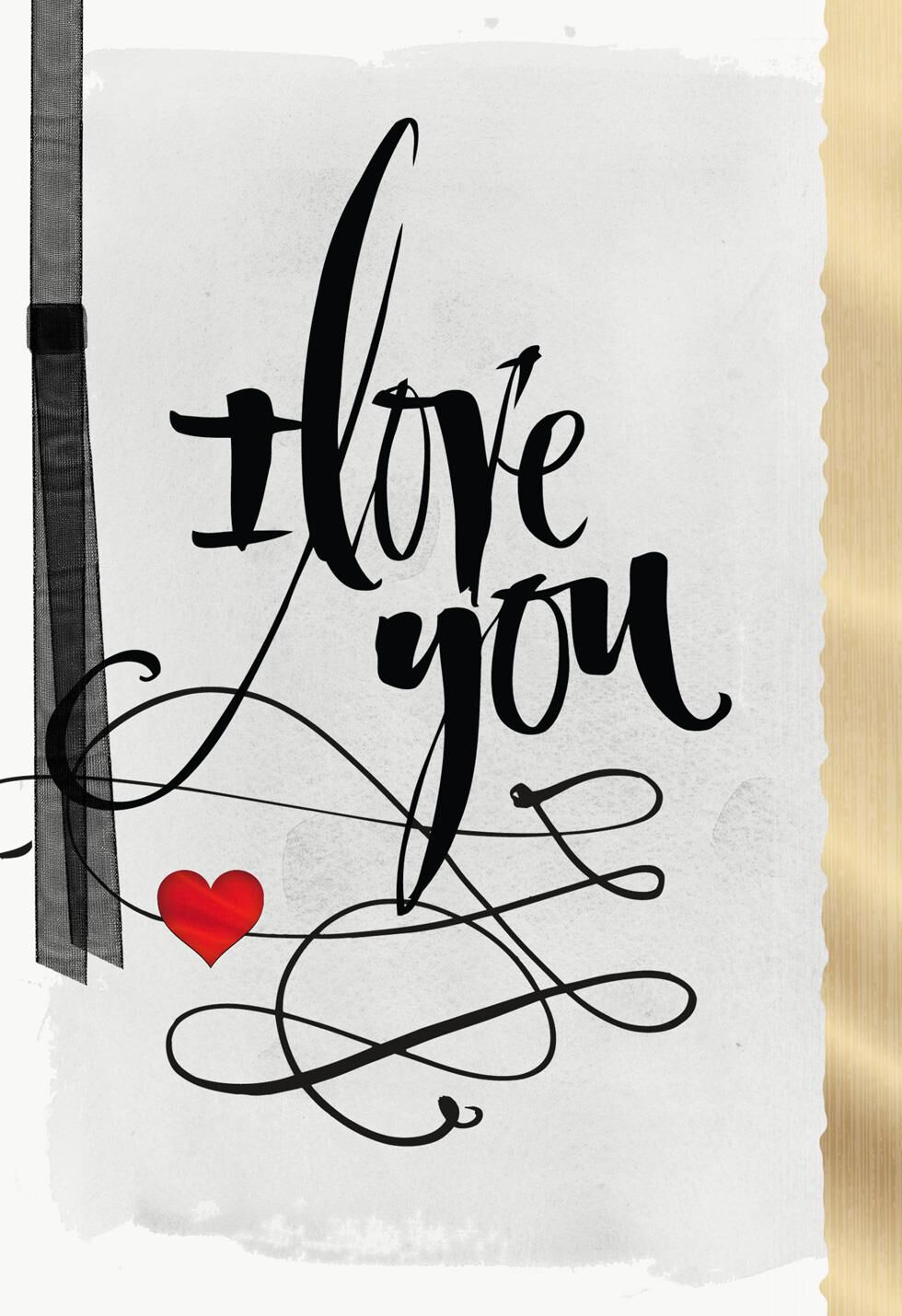 You Are My Love Romantic Valentine's Day Card