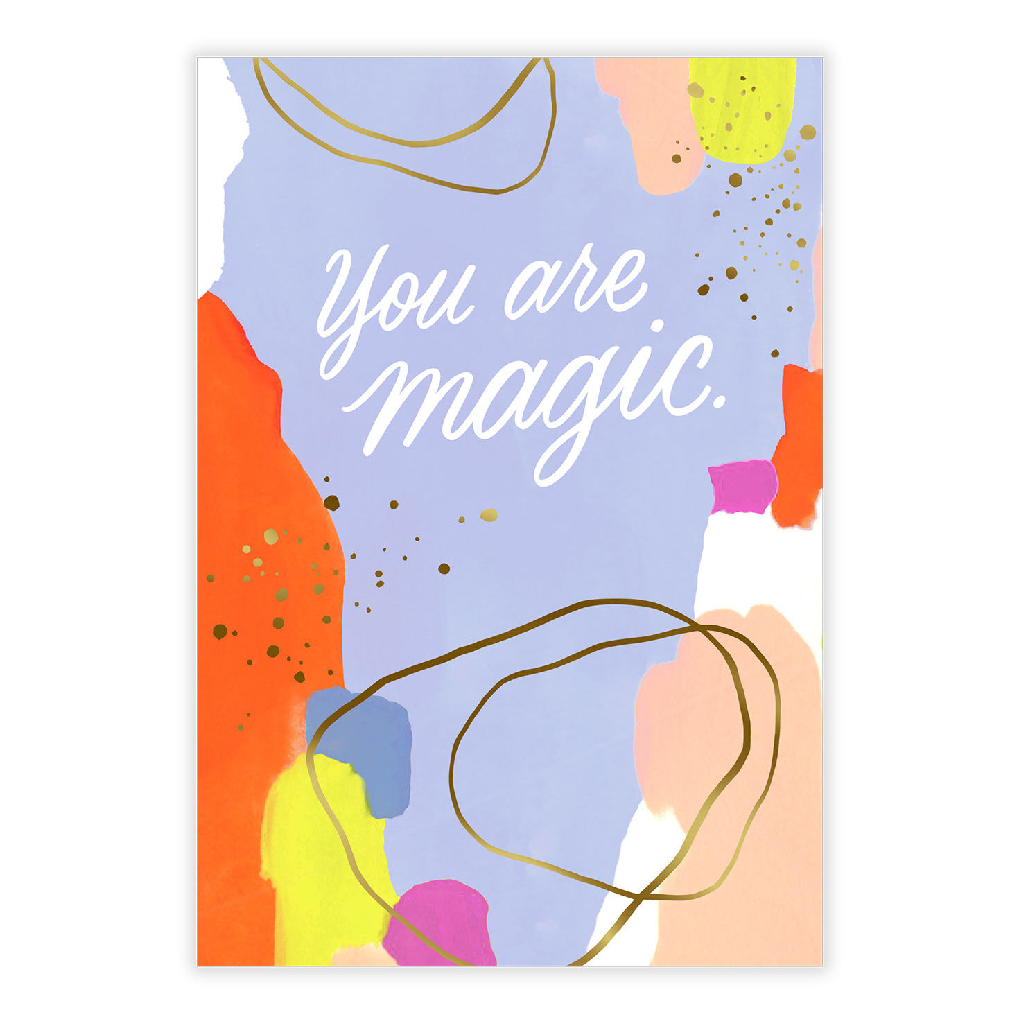 You are Magic Abstract Art Personalized Card front image number 2