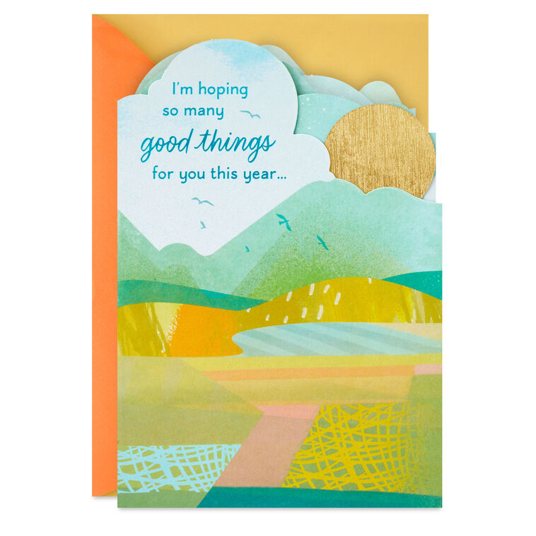 Hoping So Many Good Things Birthday Card
