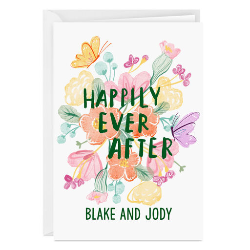 Personalized Happily Ever After Card, 