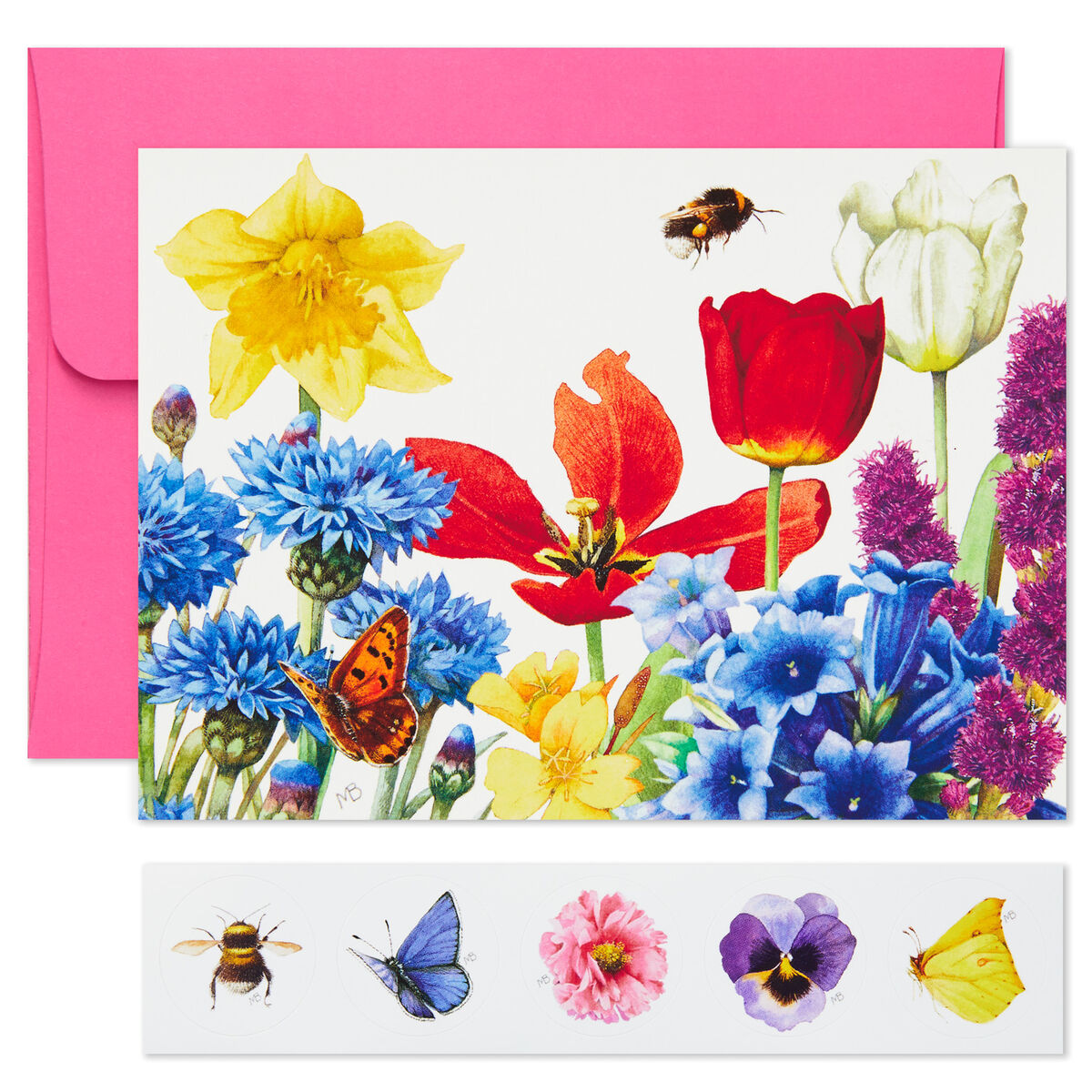 Marjolein Bastin Flowers Blank Note Cards, Box of 10 ...