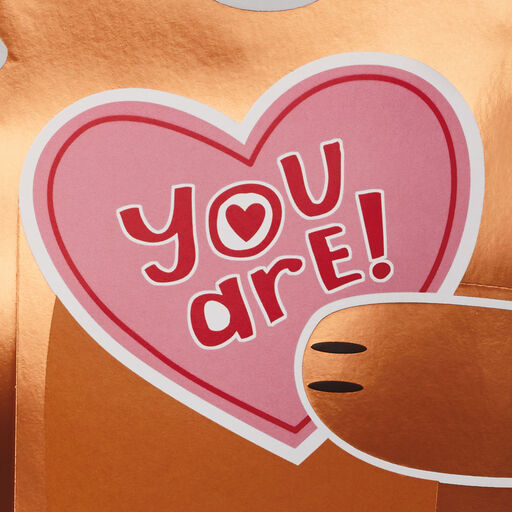 Bear Hug Love You Musical Valentine's Day Card, 