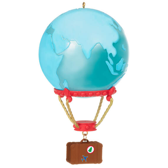 Up and Away Globe Hot Air Balloon Travel Ornament, , large image number 6
