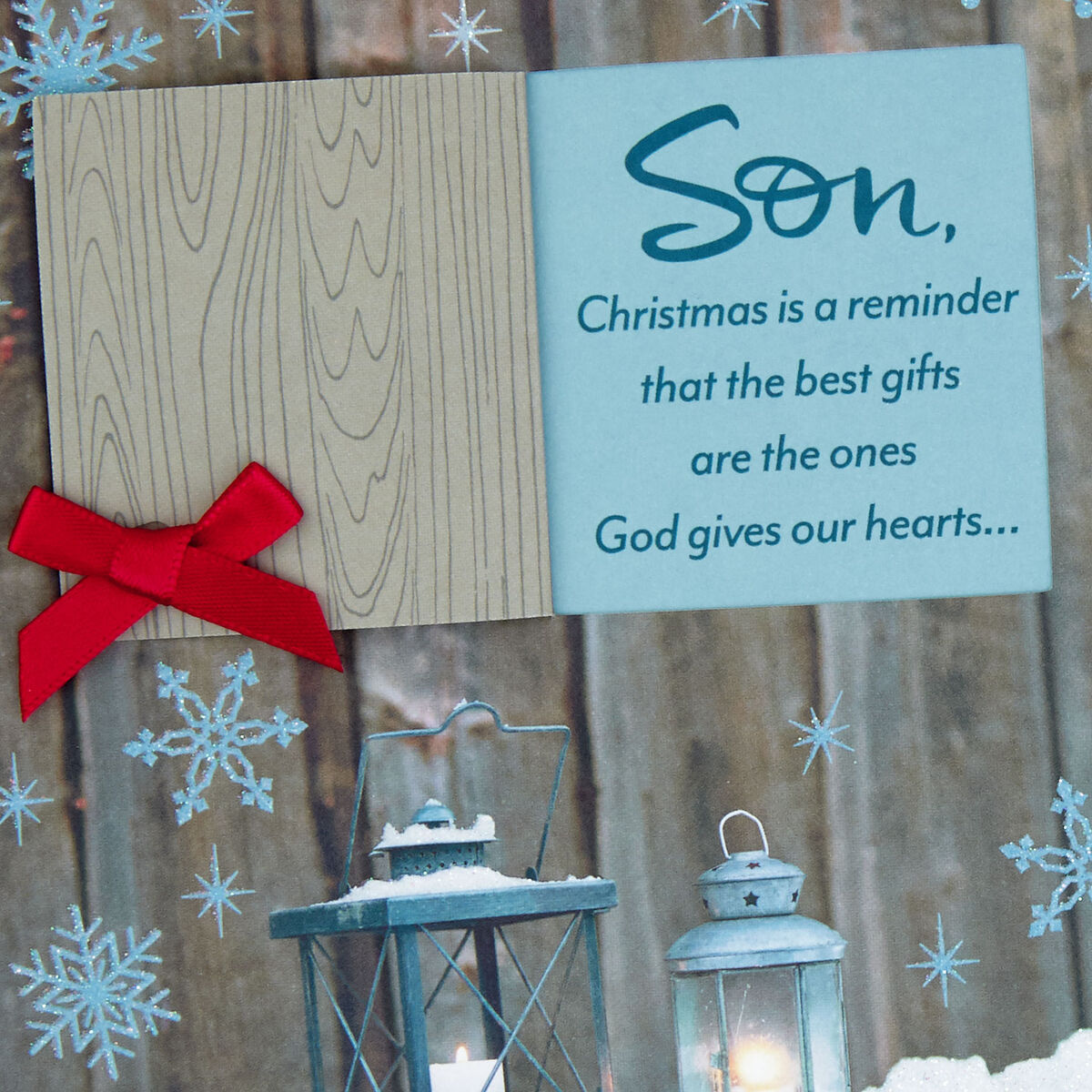 Blessed to Call You Son Religious Christmas Card - Greeting Cards - Hallmark
