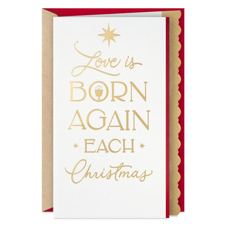 My Heart Is Filled With Joy Religious Christmas Card