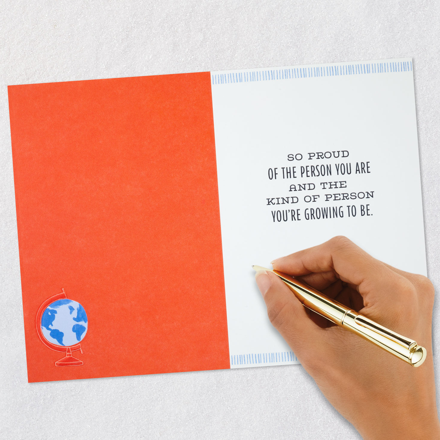 School Icons High School Grad Card for Nephew Signing card image number 6