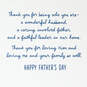 My Life Is Blessed Religious Father's Day Card for Husband, , large image number 2