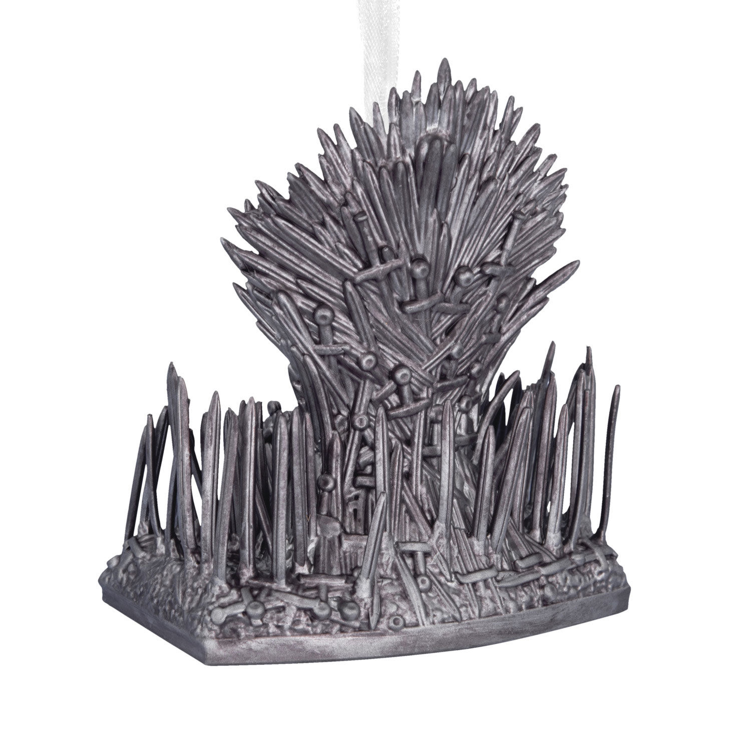 House of the Dragon Iron Throne Christmas Ornament Back image number 4