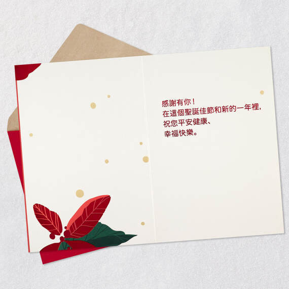 So Grateful for You Chinese-Language Christmas Card, , large image number 3