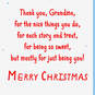 Thanks for Being So Sweet Christmas Card for Grandma, , large image number 2