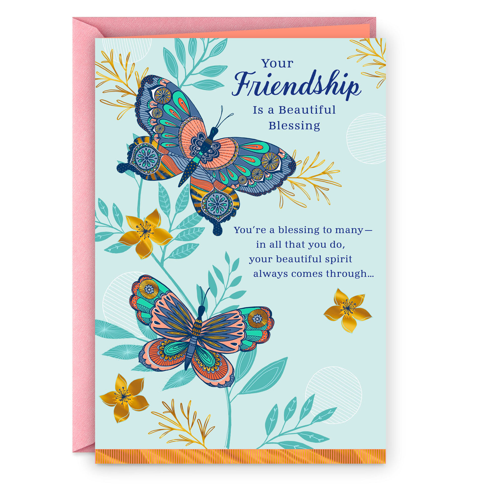 Your Friendship Is a Beautiful Blessing Mother's Day Card - Greeting ...
