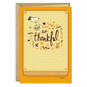 Peanuts® Snoopy and Woodstock So Thankful Thanksgiving Card, , large image number 1