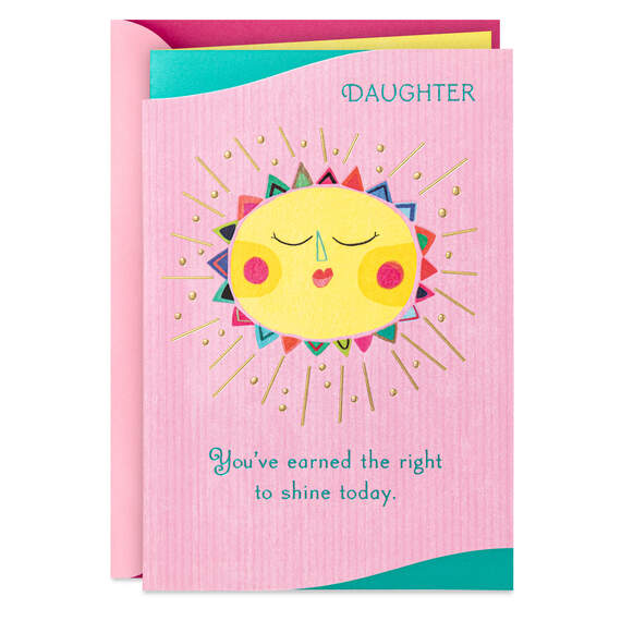 Shine On Mother's Day Card for Daughter, , large image number 1