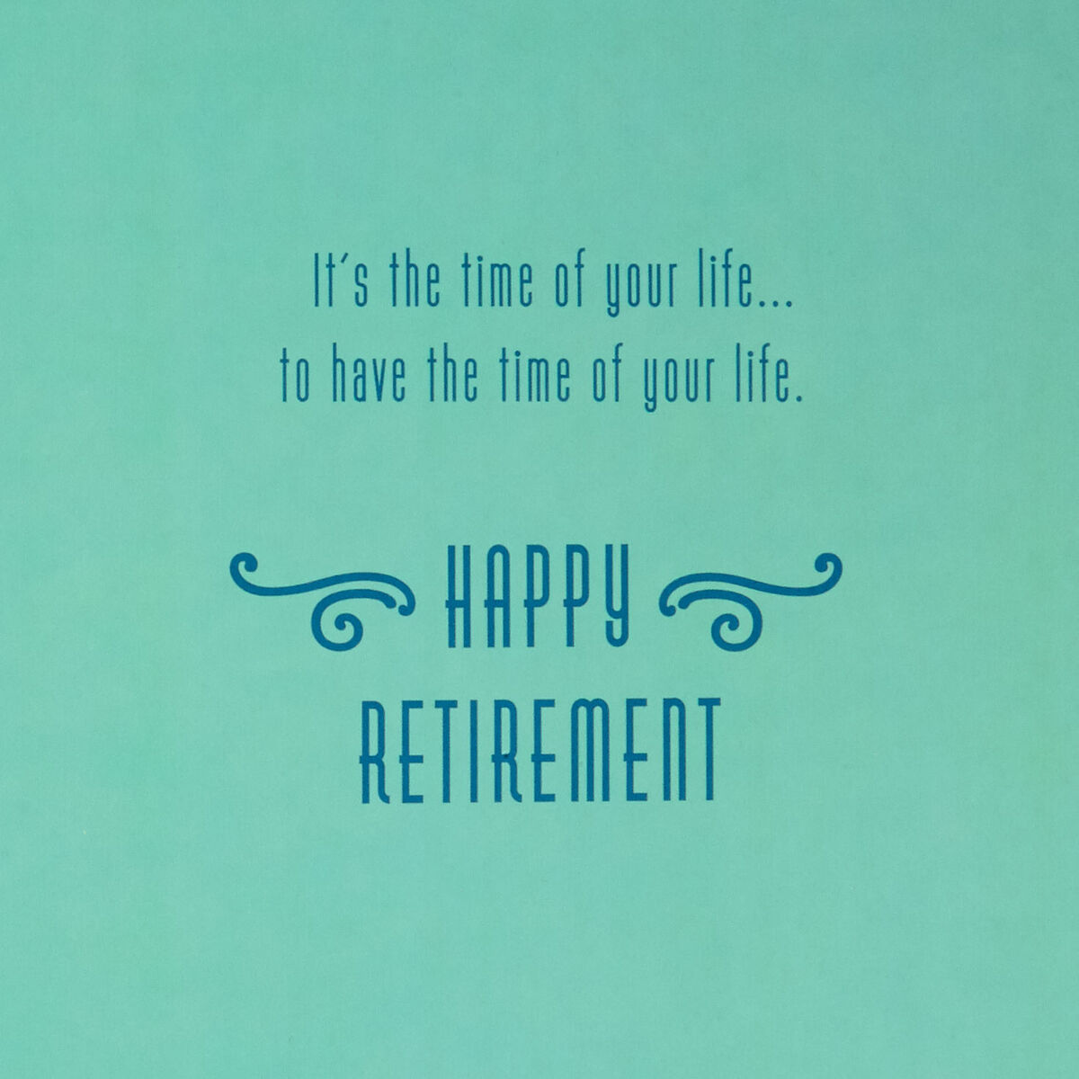 16" Retired and Admired Jumbo Retirement Card With Banner Greeting