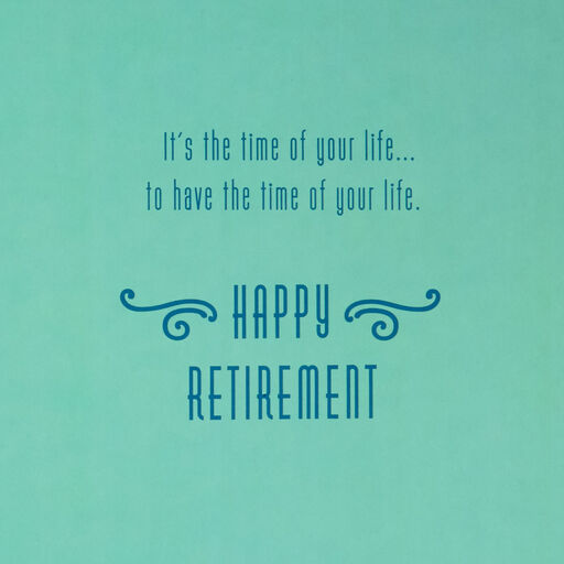 16" Retired and Admired Jumbo Retirement Card With Banner, 