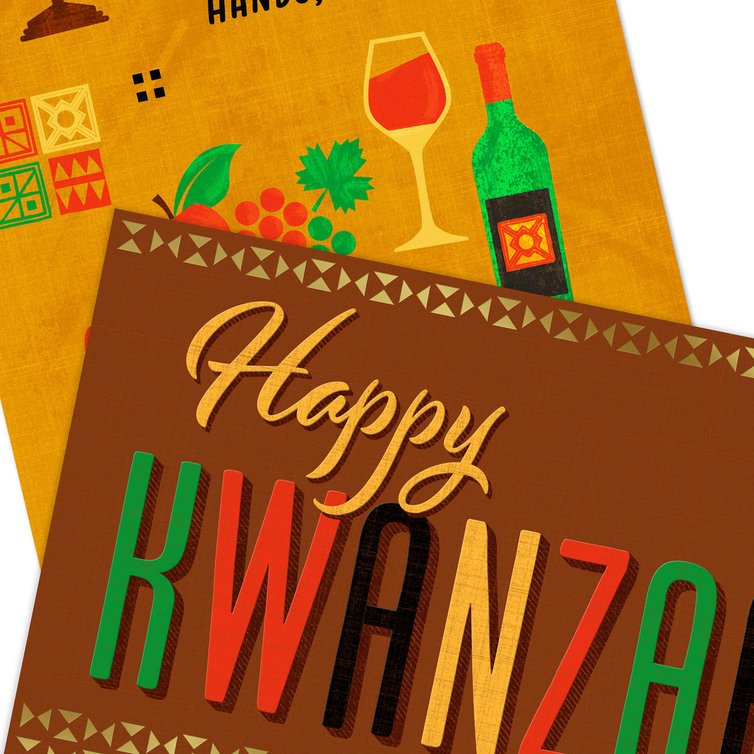 A Time of Reflection and Gratefulness Assorted Kwanzaa Cards, Pack of 6, , large image number 4