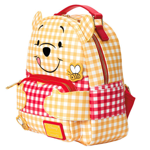 Loungefly Disney Winnie the Pooh Gingham Cosplay Mini Backpack, 