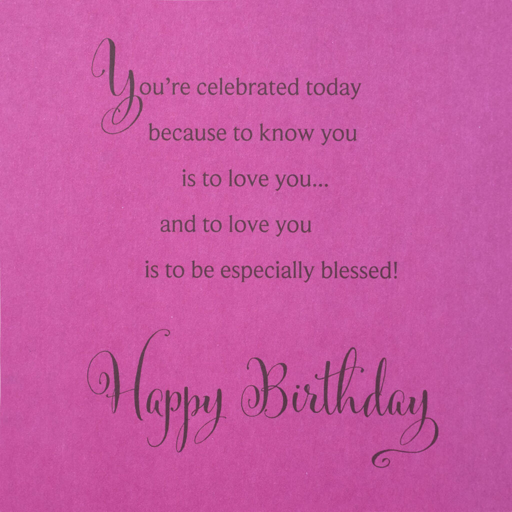 Gift From The Lord Religious Birthday Card For Her Greeting