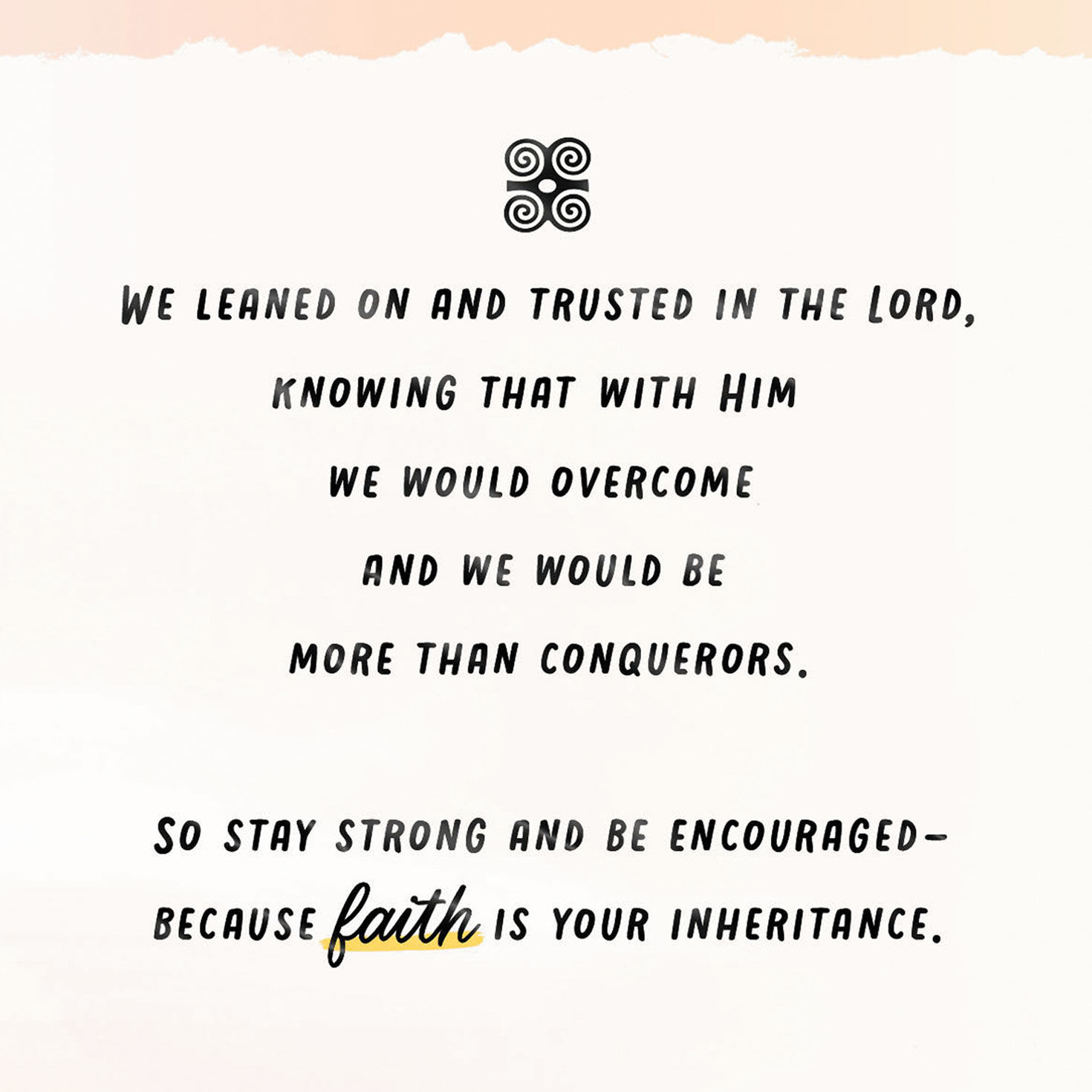 Bridge With Words Religious Support Card  image number 3