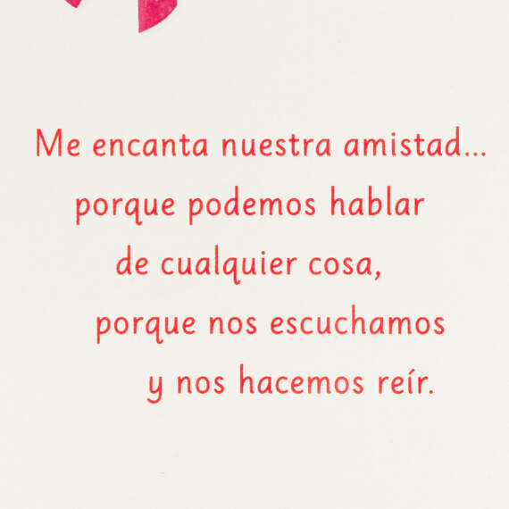 Your Friendship Is a Gift Spanish-Language Valentine's Day Card, , large image number 2