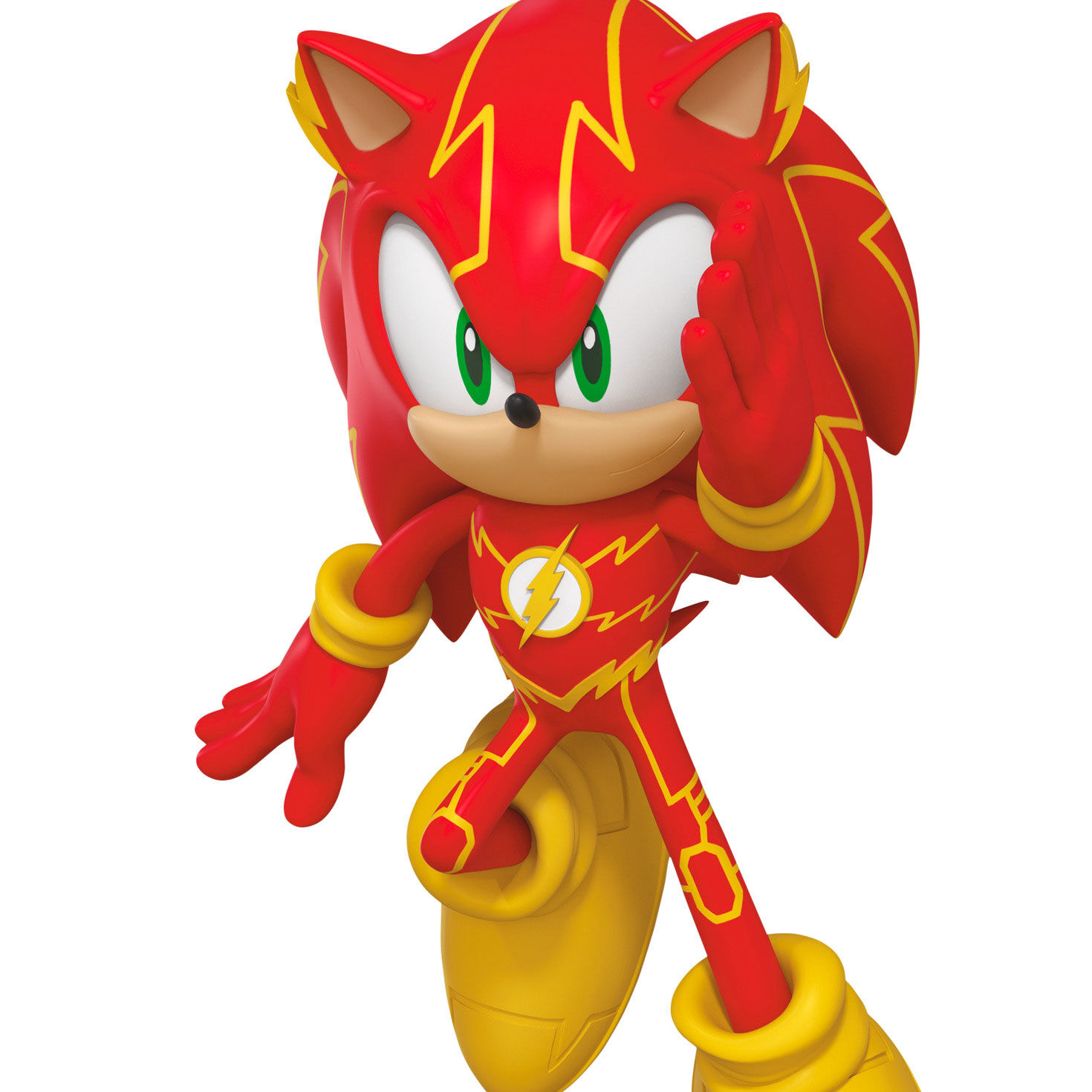 Red Yellow Sonic the Hedgehog Keepsake Ornament  image number 5