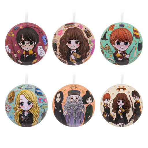 Harry Potter™ Tin Ball Hallmark Ornaments, Set of 12, 