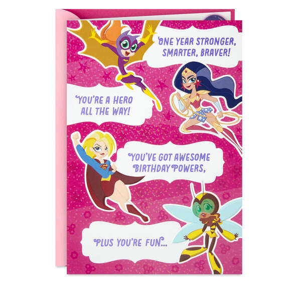 DC Comics™ DC Super Hero Girls™ You Rule Today Birthday Card, , large image number 1