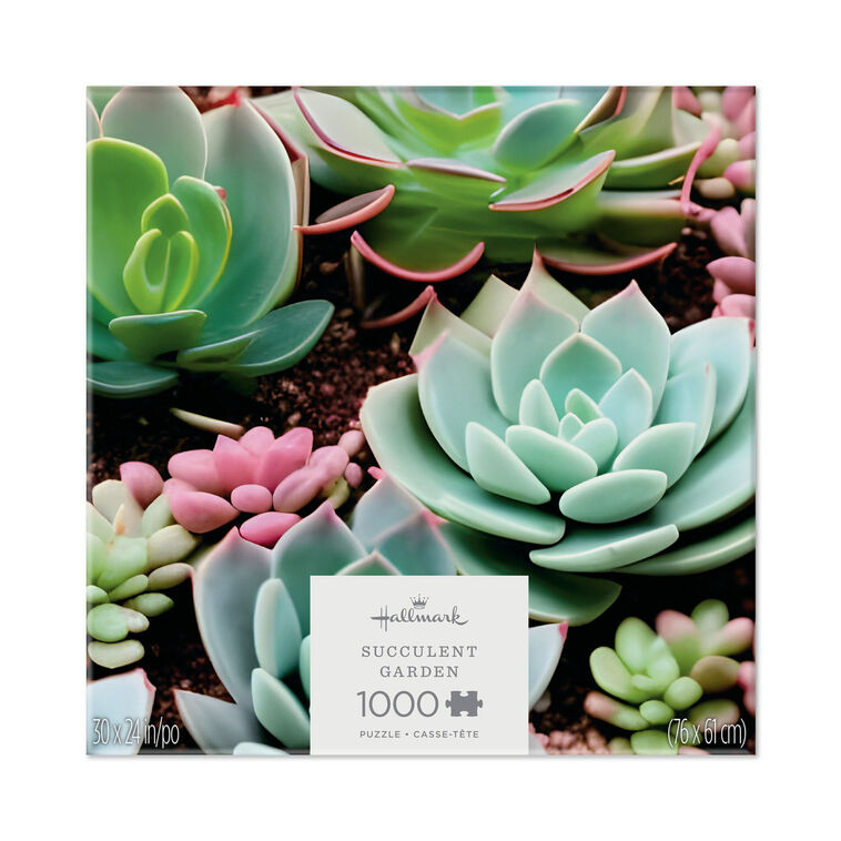 Succulent Garden 1000-Piece Jigsaw Puzzle