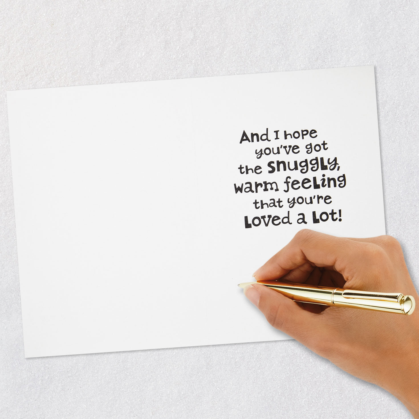 Snoopy Hugging Woodstock Valentine's Day Cards Pack signing card image number 5