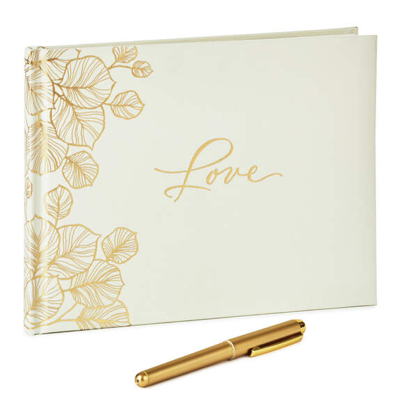 Love Wedding Guest Book With Pen, , large image number 1