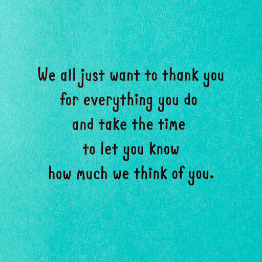 We're So Grateful Thank-You Card From Group, 
