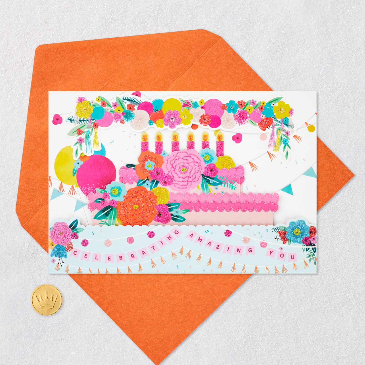 Celebrating Amazing You 3D Pop-Up Birthday Card for only USD 6.99 | Hallmark